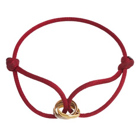 bracelet cartier cordon|trinity bracelet by cartier red.